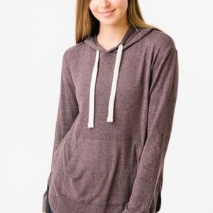 Zyia purple boyfriend hoodie